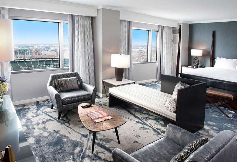 带大床的套房, Hilton Baltimore Inner Harbor