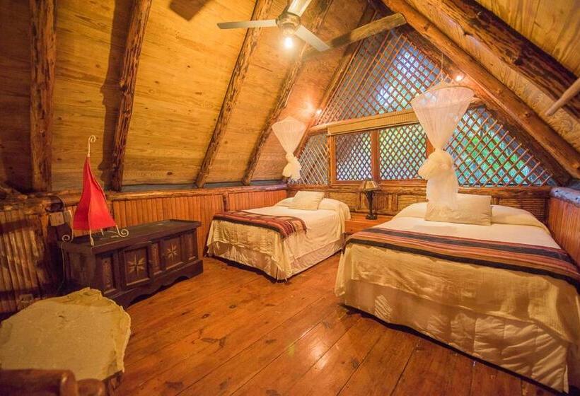 バンガローの２ベッドスタンダードルーム, Natura Cabana Boutique Hotel & Spa By Mint