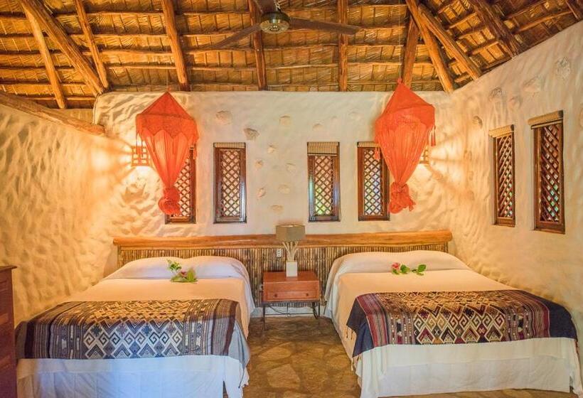 バンガローの２ベッドスタンダードルーム, Natura Cabana Boutique Hotel & Spa By Mint