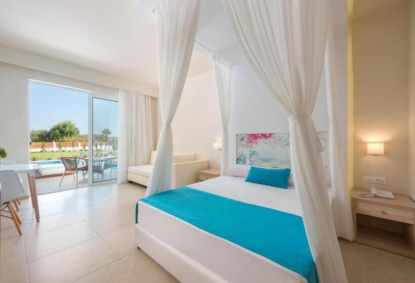 جناح جونيور مزوَّد بحمام سباحة, Afandou Bay Resort Suites