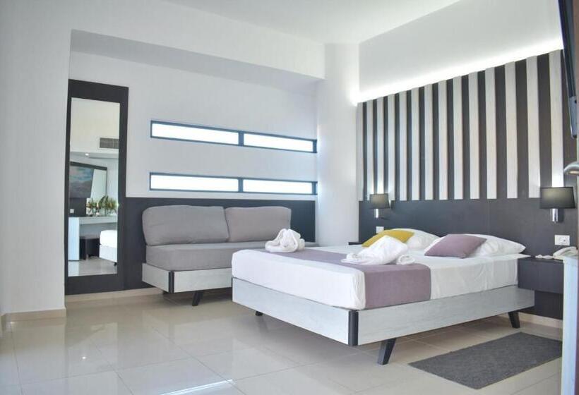 高级家庭房间, Galini Sea View