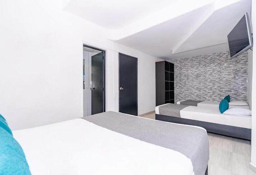 4인용 스탠다드 룸, Tree House Medellin