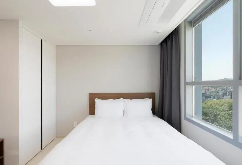 Superior-huone Kaupunkinäkymä, Donghae Oceancity Residence