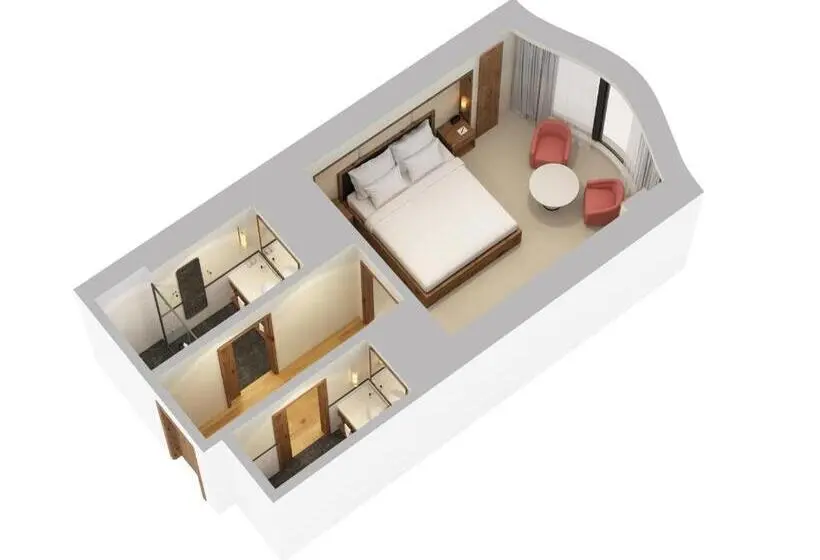 اتاق لوکس با تخت بزرگ, Pendry Manhattan West