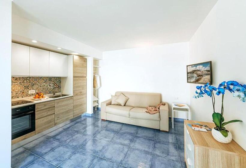 דירת חדר נוף לגינה, Le Canne Family Resort & Spa