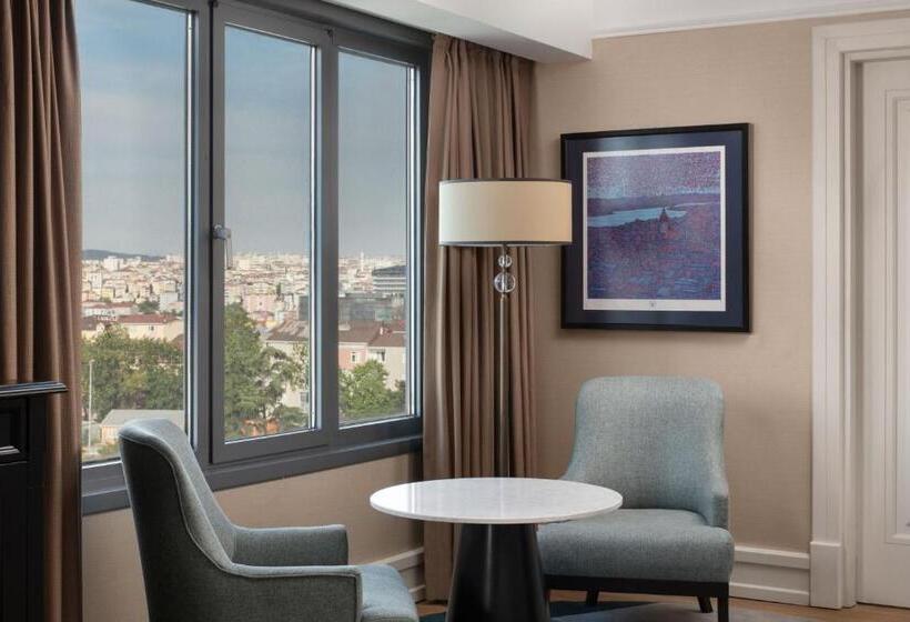 キングサイズベッド、シティビューデラックスルーム, Istanbul Marriott Pendik