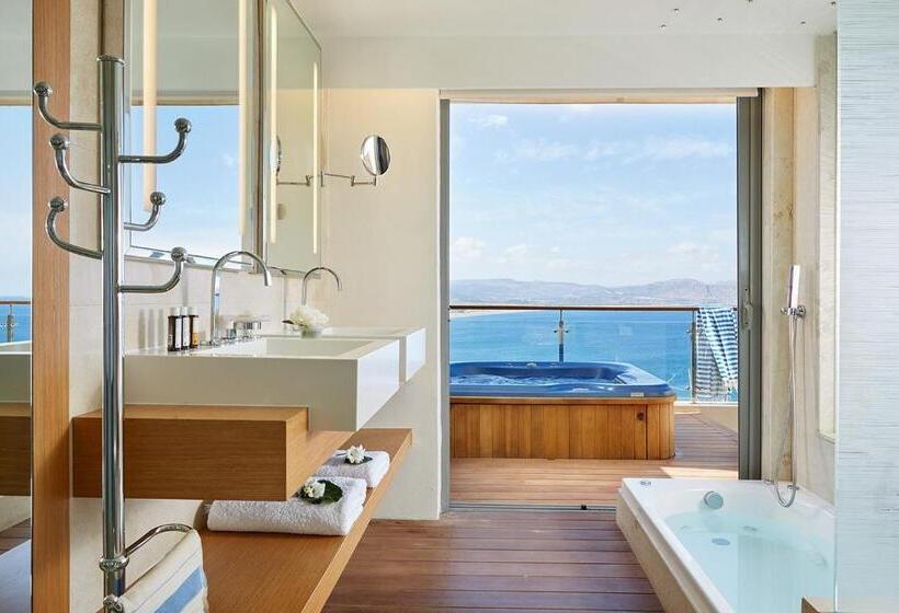 חדר דלוקס נוף לים, Lindos Blu Luxury Hotel Adults Only