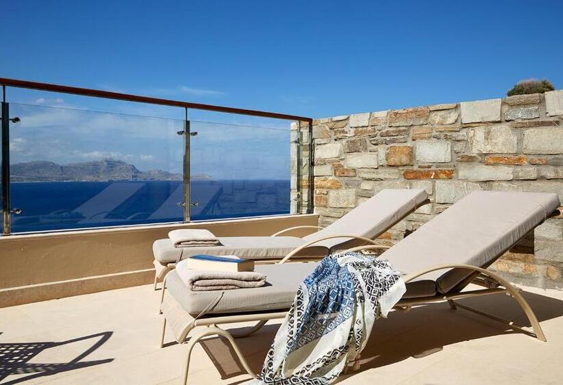 اتاق لوکس با چشم‌انداز دریا, Lindos Blu Luxury Hotel Adults Only
