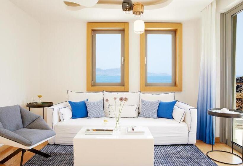 带1个卧室和海景的别墅, Lindos Blu Luxury Hotel Adults Only