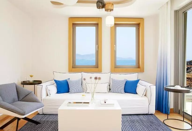 オーシャンビューの１ベッドルームビラ, Lindos Blu Luxury Hotel Adults Only