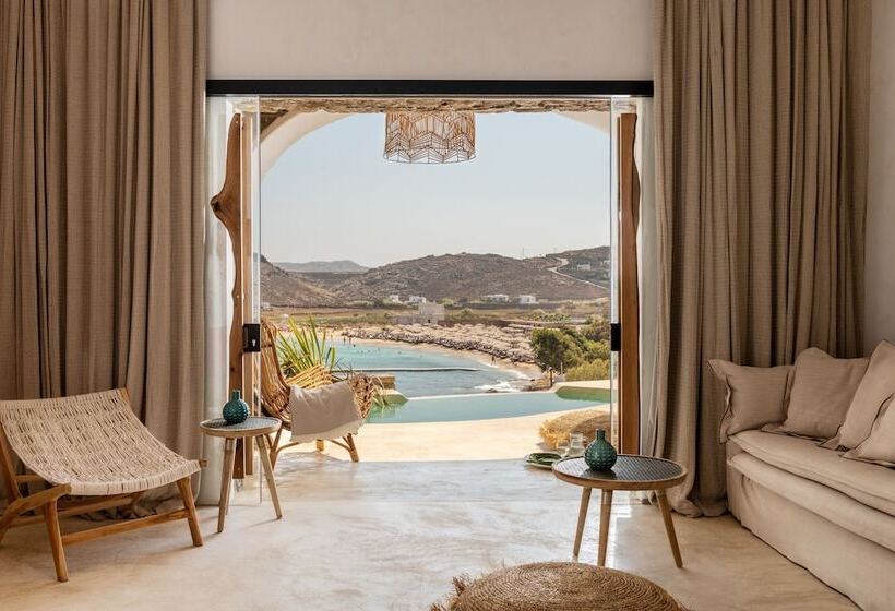 סוויטת אקזקיוטיב נוף לים, Panormos Village