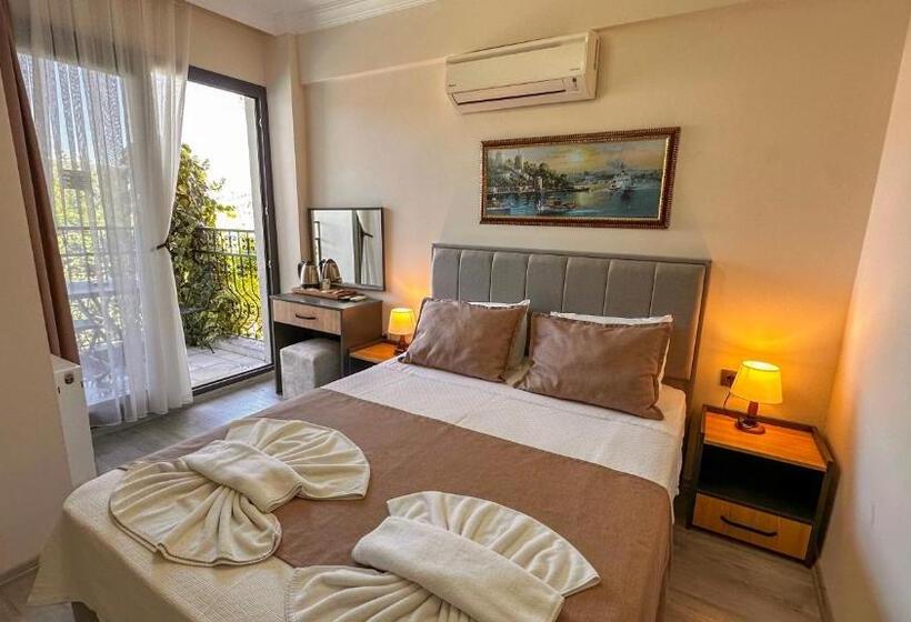 オーシャンビューデラックスルームバルコニー付き, Mykonut Boutique Suites