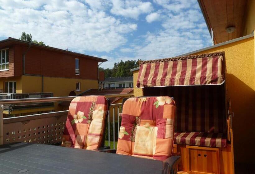 דירה בת חדר שינה 1 עם מרפסת, Zempin Ostseepark We 32 Insel Used