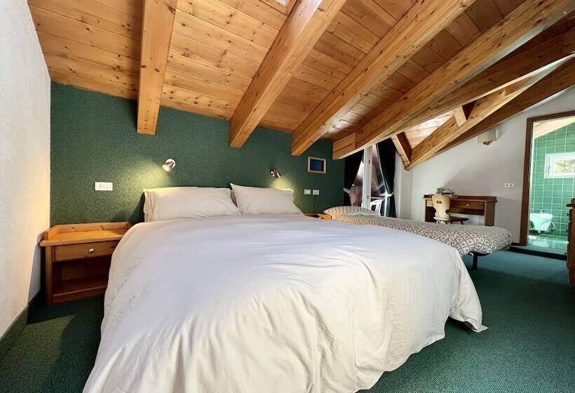 اتاق استاندارد سه نفره, B&b Garni Villa Campitello