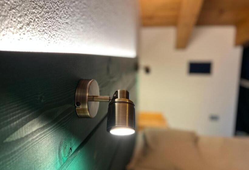 غرفة قياسية مطلة على الجبل, B&b Garni Villa Campitello