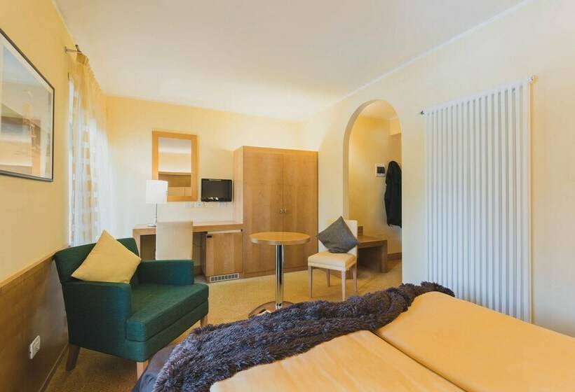 غرفة قياسية مطلة على الجبل, B&b Garni Villa Campitello