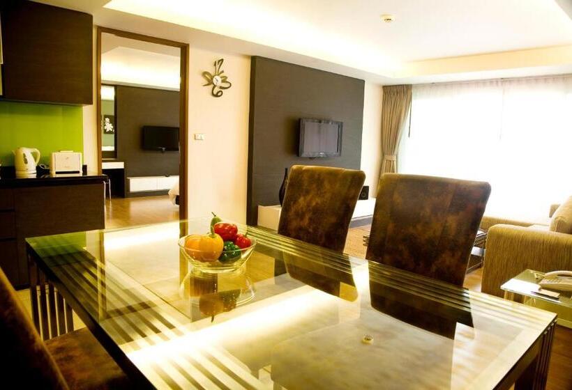 جناح غرفتين نوم, Olive Hotel & Residence Bangkok Sukhumvit 101