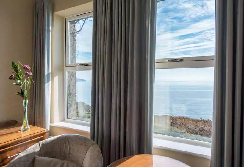 اتاق لوکس با چشم‌انداز دریا, The Carlyon Bay Hotel And Spa