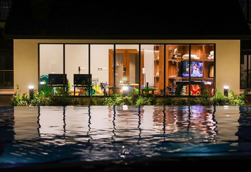 Family studio with pool view, Fairfield By Marriott Goa Benaulim
