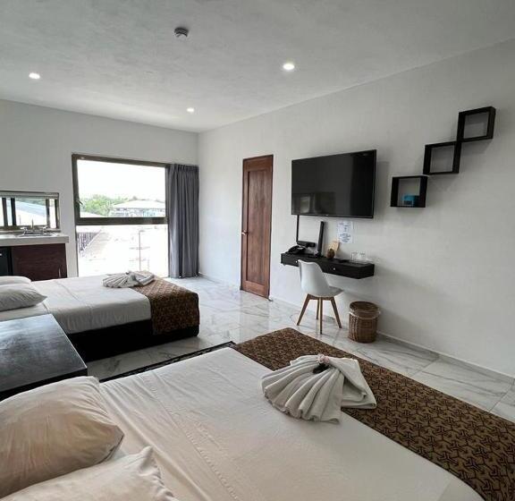 غرفه قياسيه سريرين مزدوجين, Ko Ox Wenne