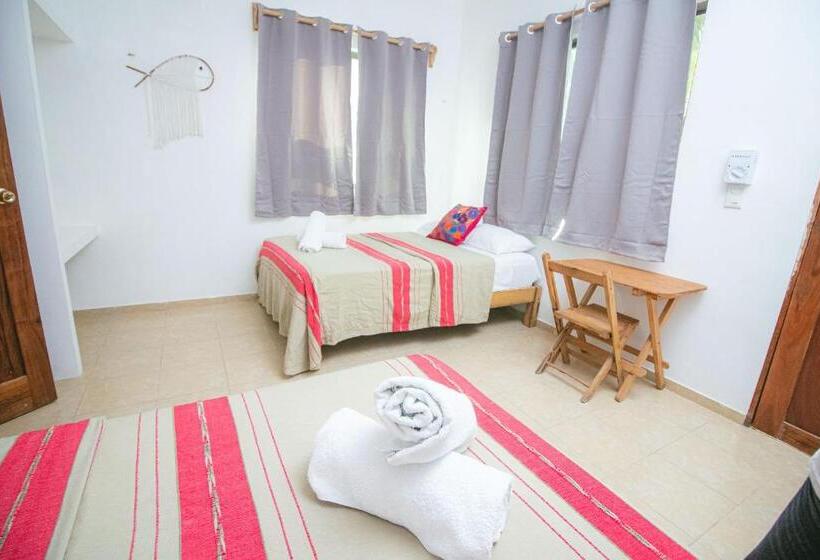 غرفة قياسية رباعية, Posada Yalekin Holbox