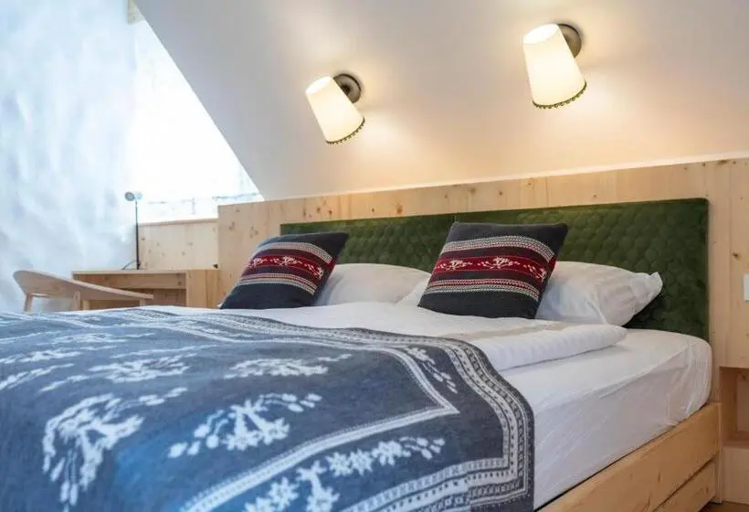 اتاق استاندارد با چشم‌انداز کوهستان, Guesthouse & Camping Danica Bohinj