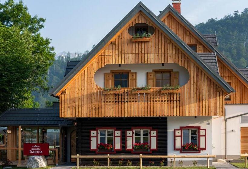 اتاق استاندارد با چشم‌انداز کوهستان, Guesthouse & Camping Danica Bohinj