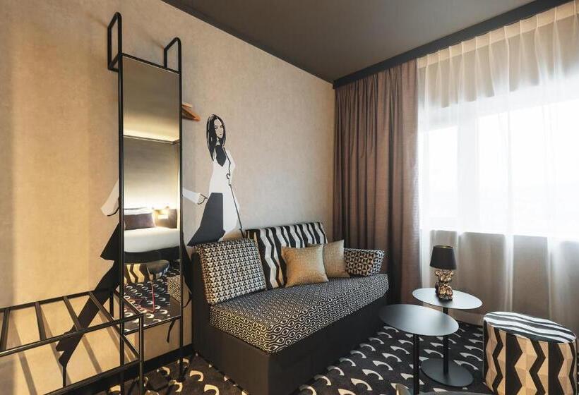 带双人床的标准工作室, Ibis Styles Arnhem Centre