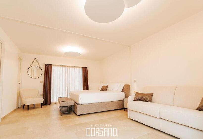 سوئیت جونیور با چشم‌انداز باغ, Masseria Corsano
