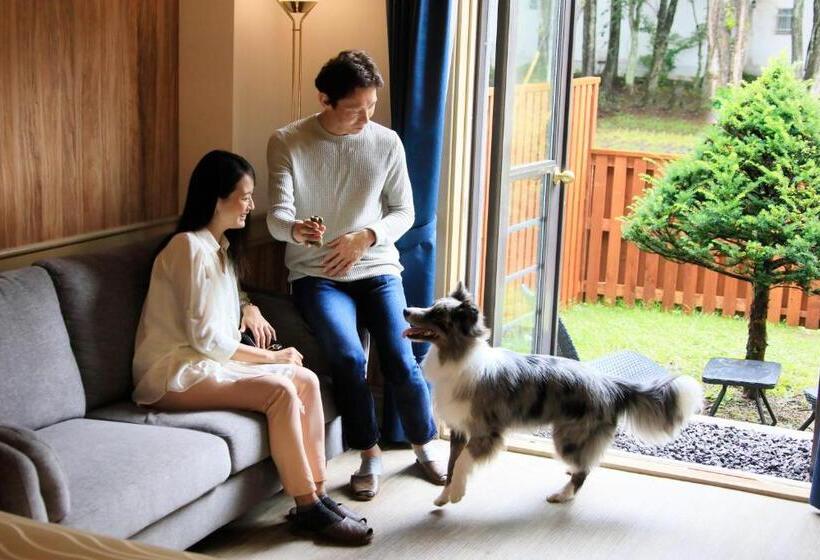 Quarto standart vista jardim, ゆとりろガーデン北軽井沢 With Dogs