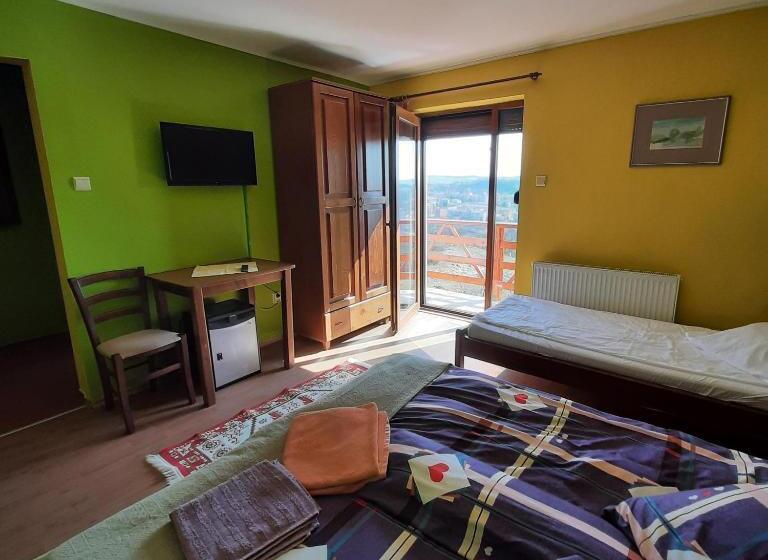 带城市景观的标准间, Panorama Cehu Silvaniei