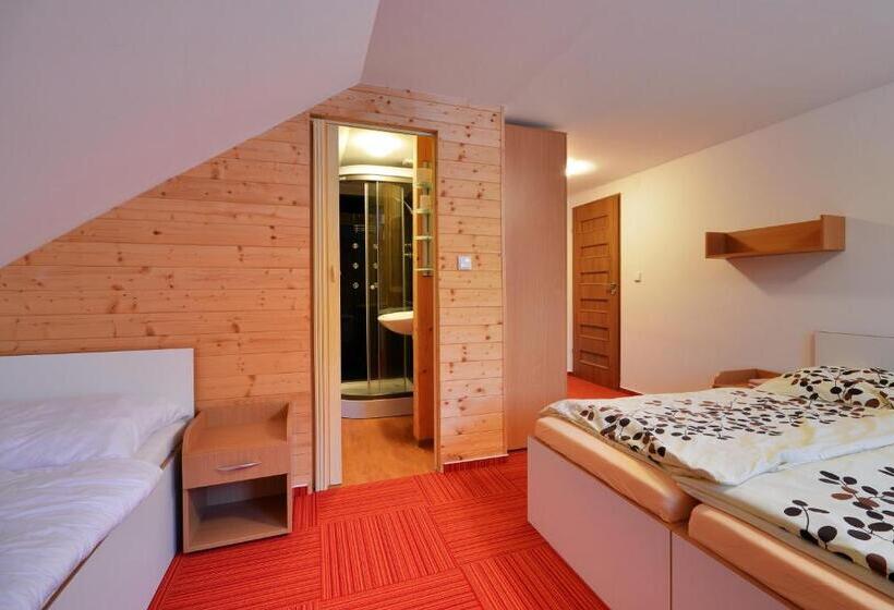 四人标准间, Penzion A Apartmány Skipark Hraběšice