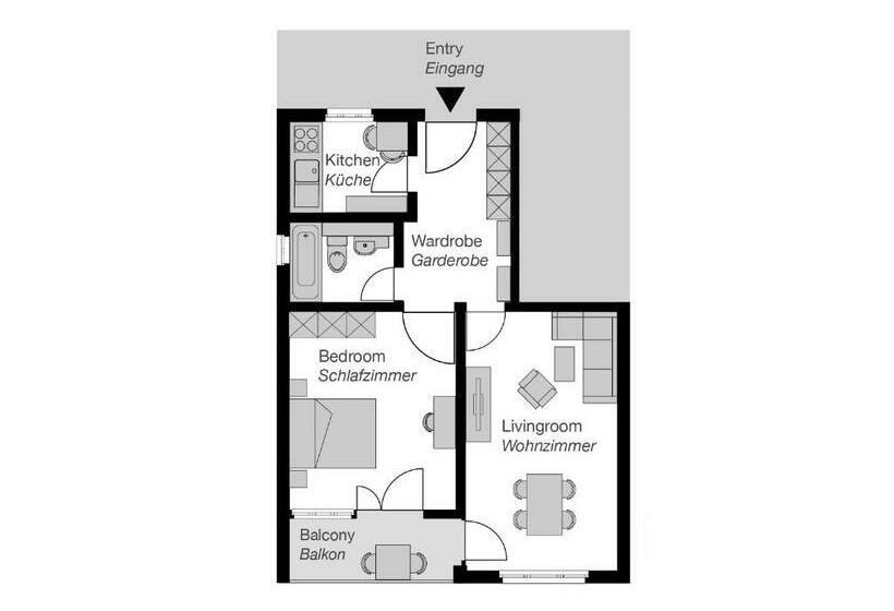 דירת חדר, City Stay   Ringstrasse