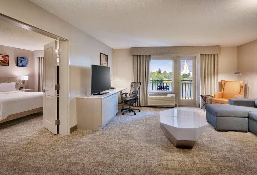 סוויטה עם נוף לנהר, Hilton Garden Inn Idaho Falls
