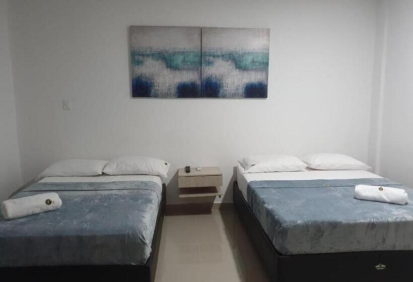 חדר סטנדרט שתי מיטות זוגיות, San Pedro