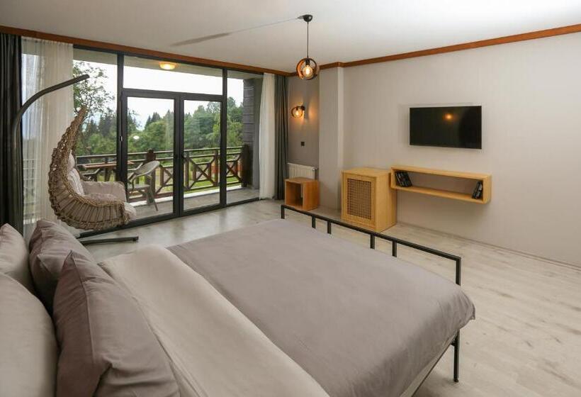 غرفة قياسية مطلة على الجبل, İspendam Tess Otel