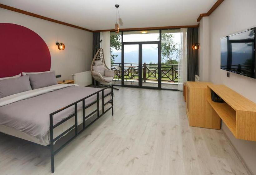 غرفة قياسية مطلة على الجبل, İspendam Tess Otel