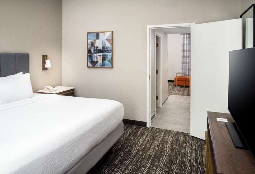 带大床的套房, Embassy Suites By Hilton Albuquerque