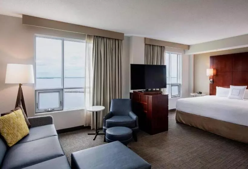 استودیو استاندارد با تخت کینگ, Residence Inn By Marriott Kingston Water's Edge