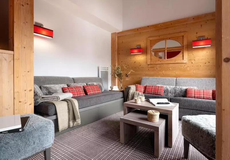 景色の見える一ベッドルームアパートメント, Residence Pierre & Vacances Premium Les Crets
