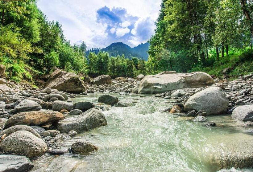 Deluxe room with river view, Solang Valley Resort