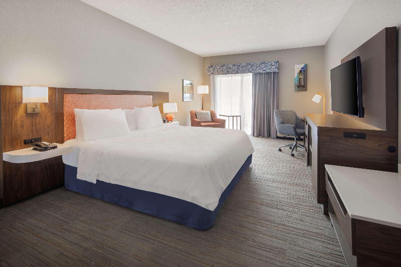 장애인을 위한 킹사이즈 침대 스탠다드 룸, Hampton Inn & Suites St. Augustine Vilano Beach