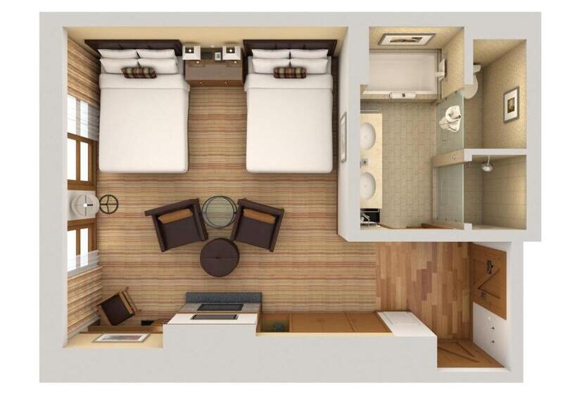 디럭스 룸 산전망, The Ritz Carlton, Lake Tahoe