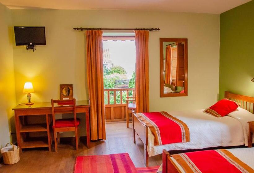 اتاق استاندارد سه تخته با چشم‌انداز باغ, Eco Hotel Pension Alemana