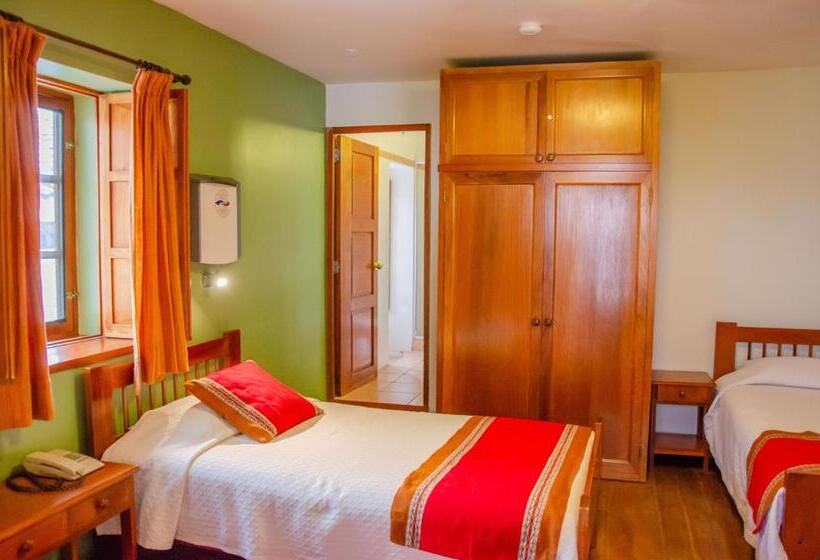 اتاق استاندارد سه تخته با چشم‌انداز باغ, Eco Hotel Pension Alemana