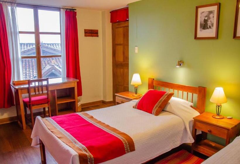 اتاق استاندارد با چشم‌انداز باغ, Eco Hotel Pension Alemana