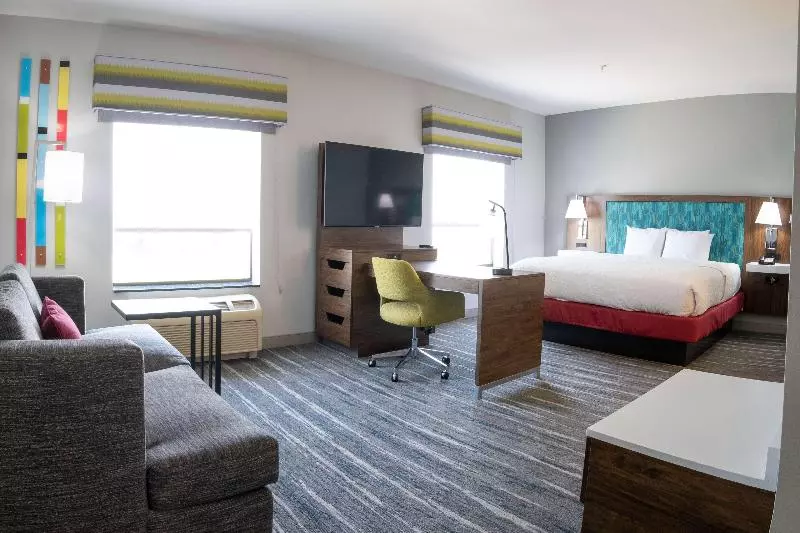 Standard-studio King-vuode, Hampton Inn & Suites Dallas/lewisvillevista Ridge Mall, Tx