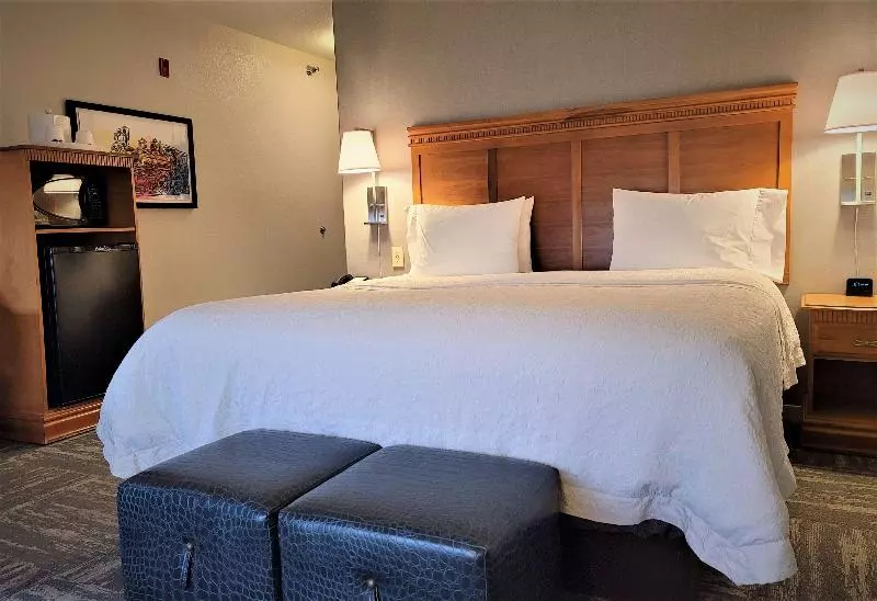 キングサイズベッドのスタンダードルーム, Hampton Inn Haysnorth Of I70