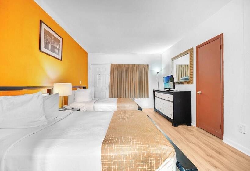 غرفه قياسيه سريرين مزدوجين, Travelodge By Wyndham Miami Biscayne Bay