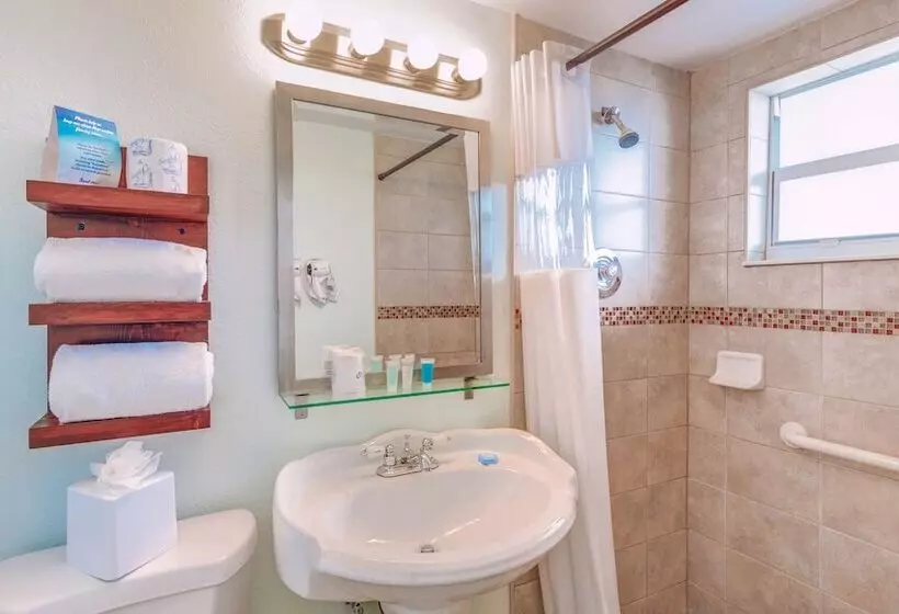 キングサイズベッドのスタンダードルーム, Creekside Inn Islamorada